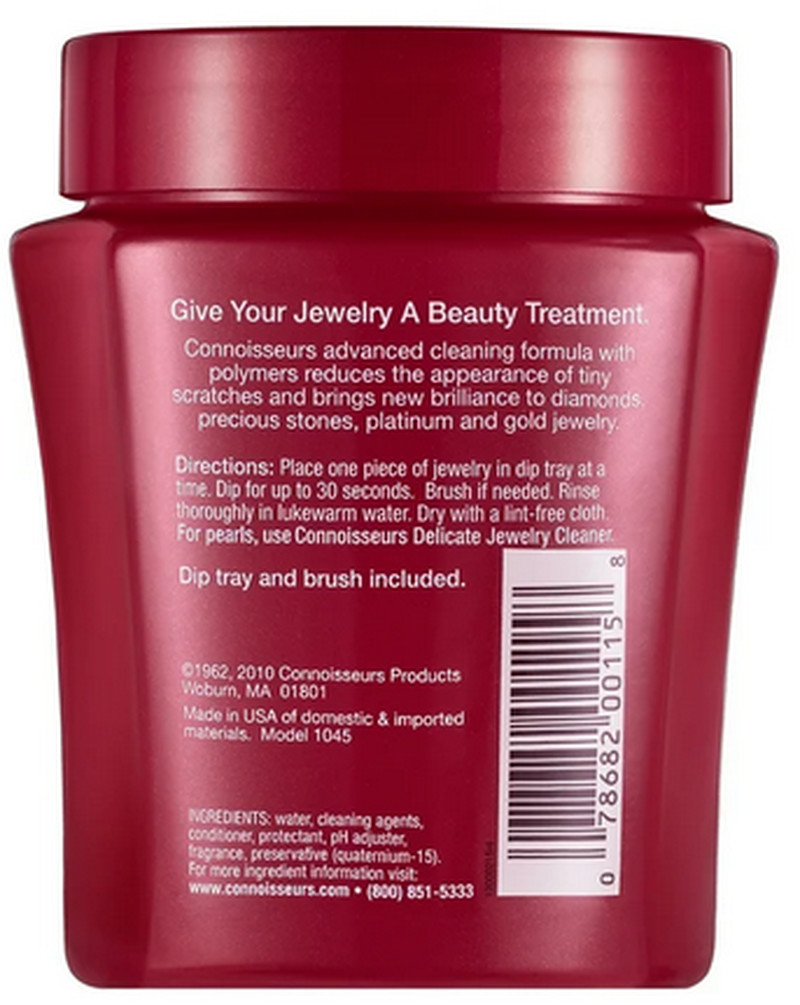 Connoisseurs Fine Jewelry Cleaner – Gold, Platinum, Diamonds & Gemstones Cleaner