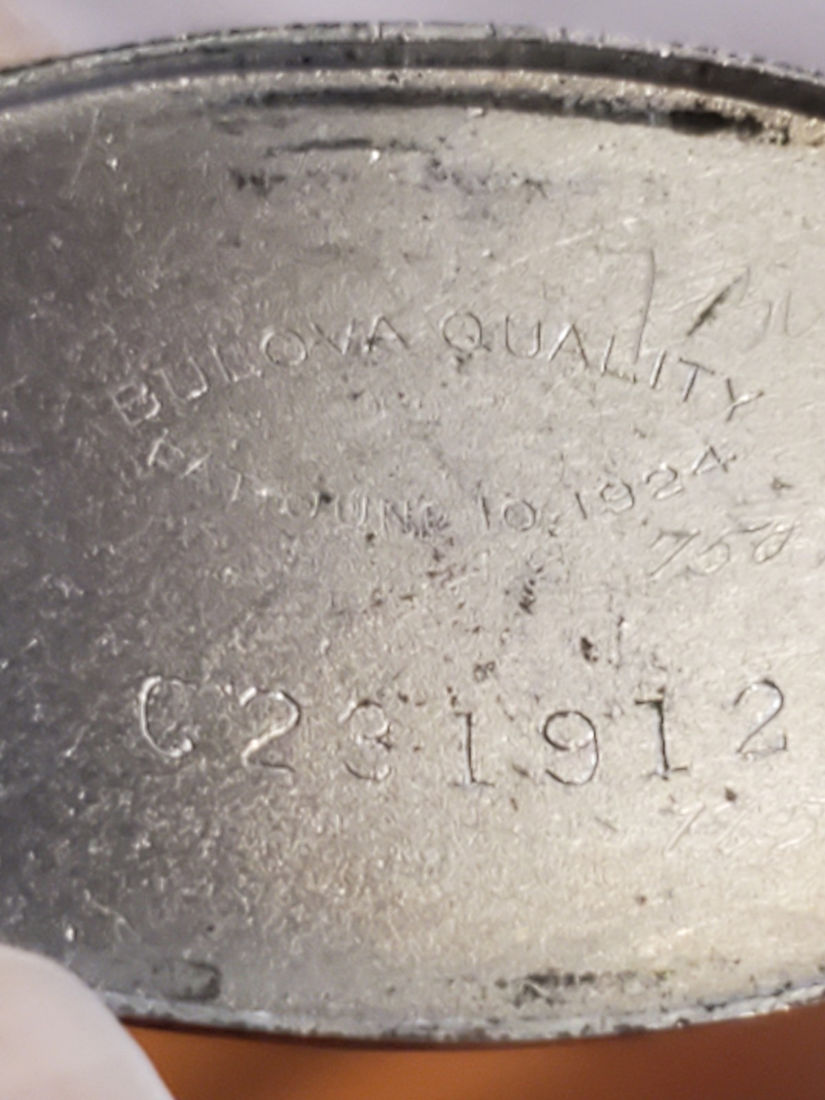 *Bulova Women’ Watch Marked June 10, 1924 W/ 750 Marking *SEE DESCRIPTION