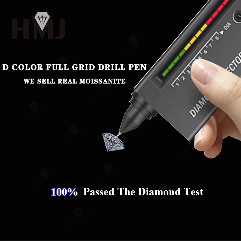 0.7~3MM Melee Round Moissanite Stone D White VVS Loose Gemstone For Earring Ring
