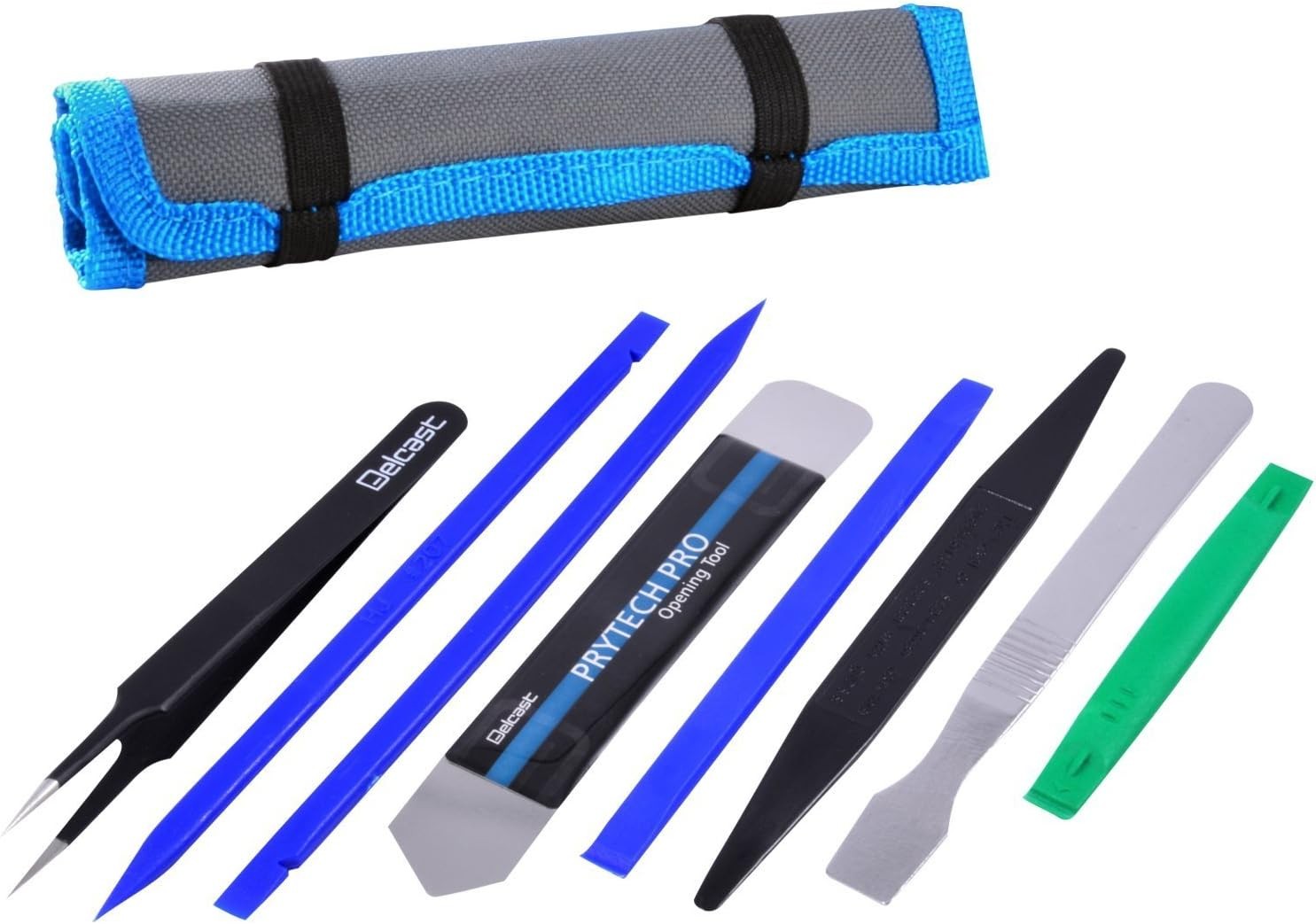 Professional Opening Pry Tool Repair Kit with Non-Abrasive Nylon Spudgers and