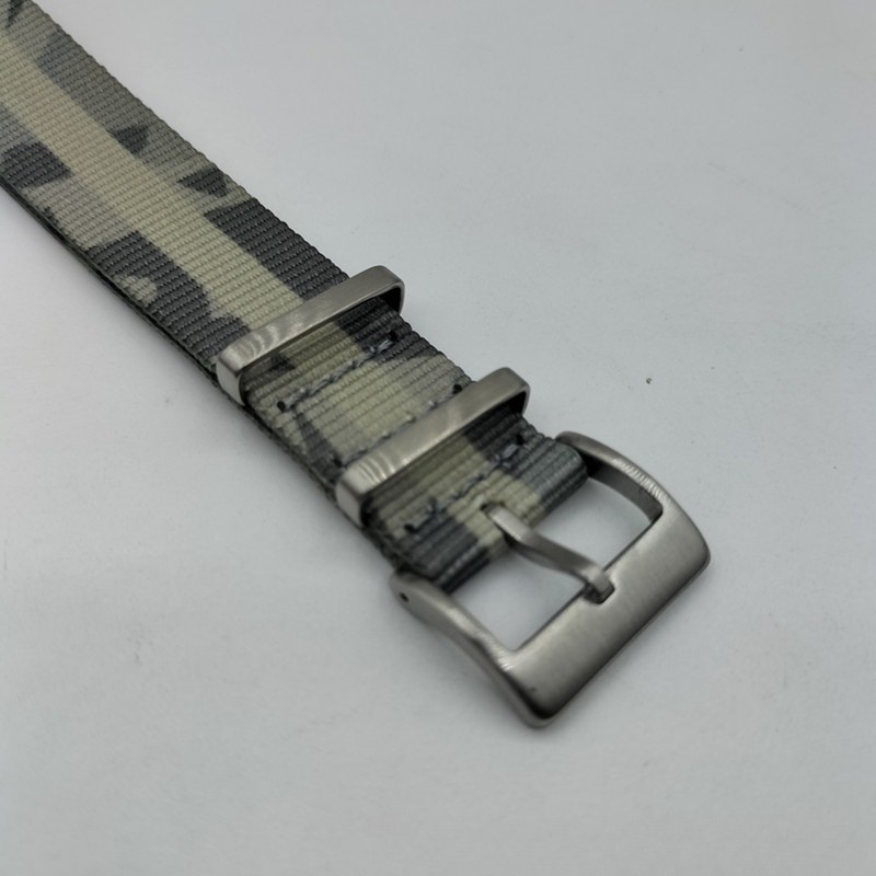 18mm 20mm Pattern NATO Nylon Strap New Pattern One-Piece Pass Through Watch Band