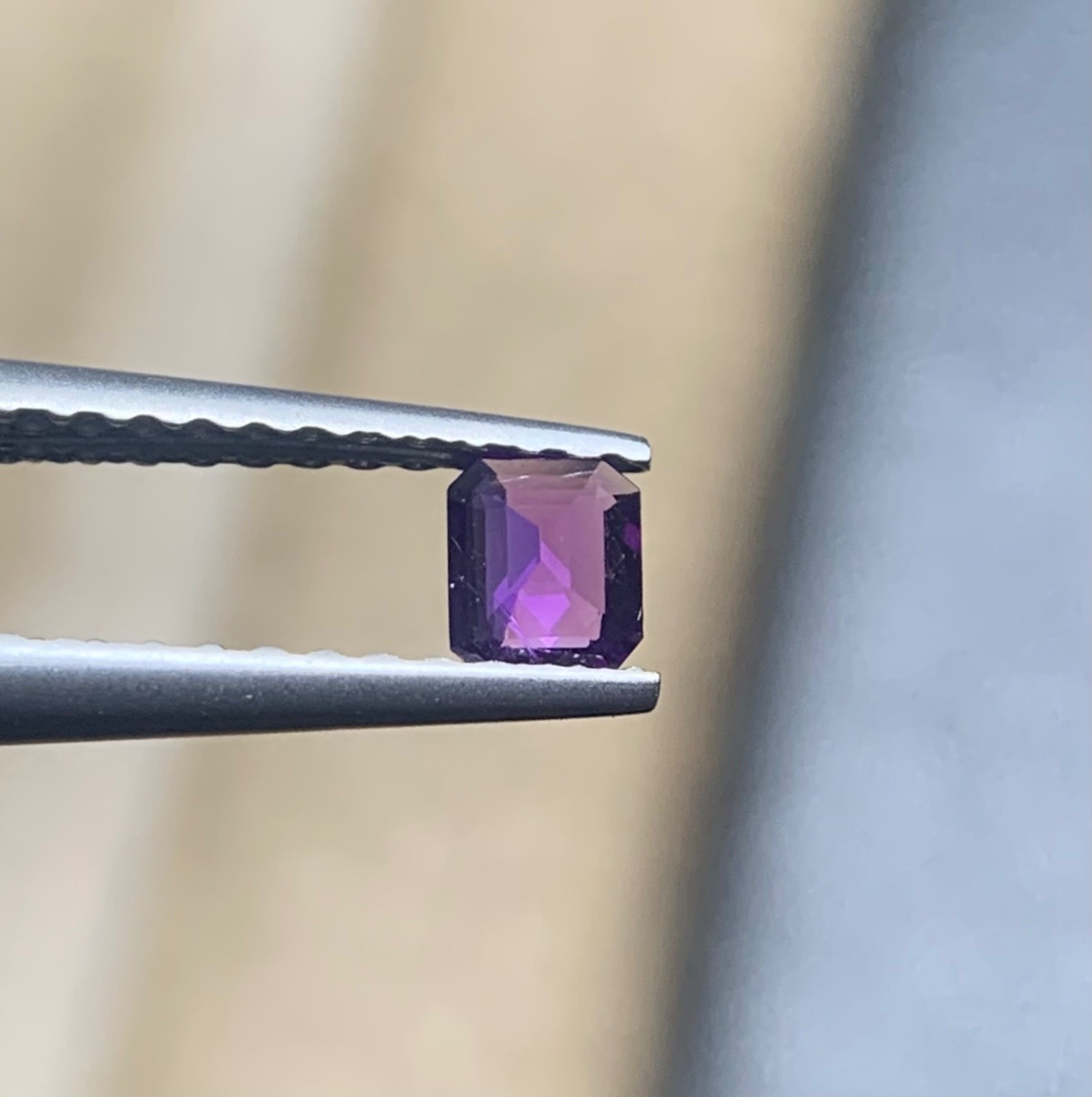 Natural Hackmanite Gemstone, 0.11 Crt From Afghanistan
