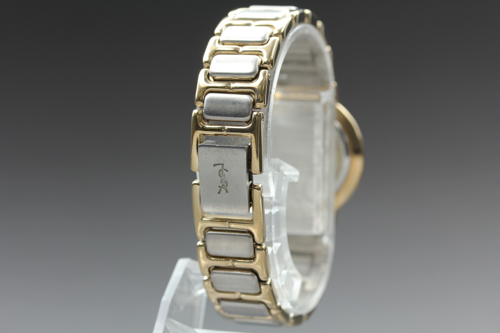Vintage [N MINT] Yves Saint Laurent 2200-229789Y White 24mm Quartz Ladies Watch
