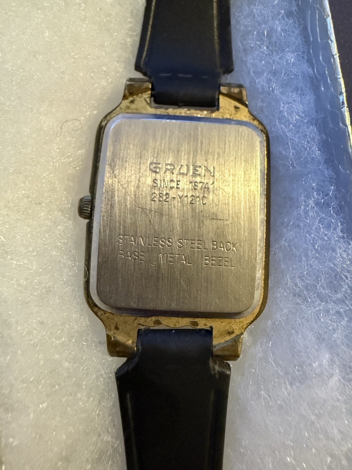 Vintage Gruen Diamond Dial Watch – Needs Battery