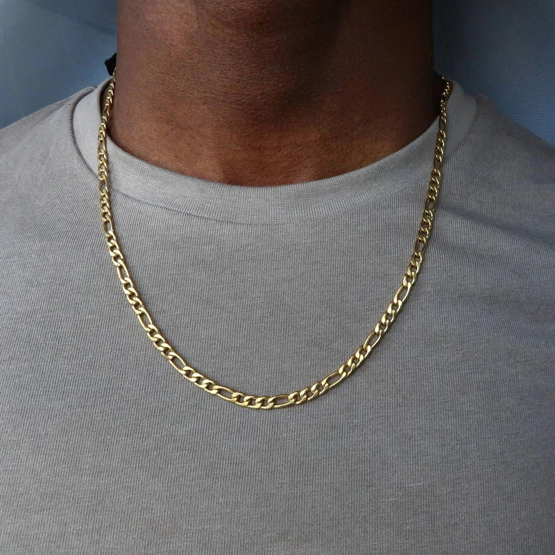 18K Gold Filled Cable Chain Necklace 1mm 2mm 2.4mm 16-24 Inch Womens Mens Jewelr