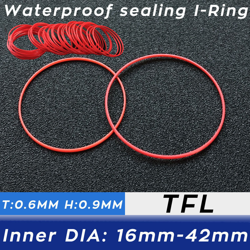 0.6mm 0.9mm Water-proof Watch Gasket Back Cover Rings 16mm-42mm Rear Case I-Ring