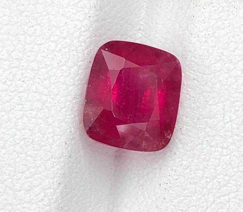 3.83ct Afghanistan Natural Red Loose Rubellite Gemstone For Jewelry Designers.