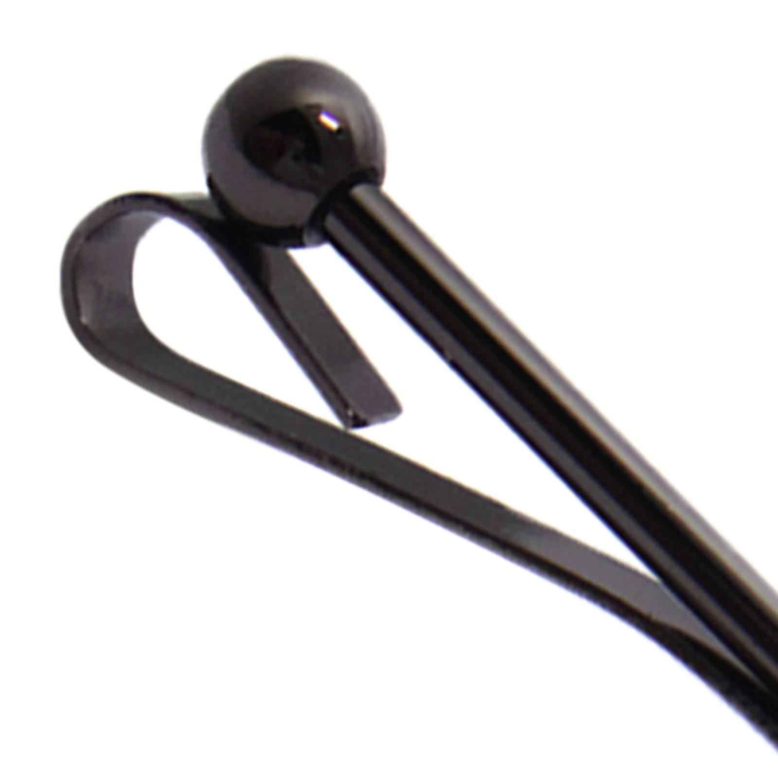 Tie Classic Clips Tie Collar Bar Pin Black for Gentlemen Shirt Suit Wedding