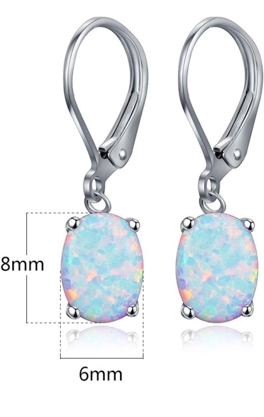 Fashion 925 Silver Dangle Drop Earrings Hook Women Turquoise Jewelry Ear GiftsA3