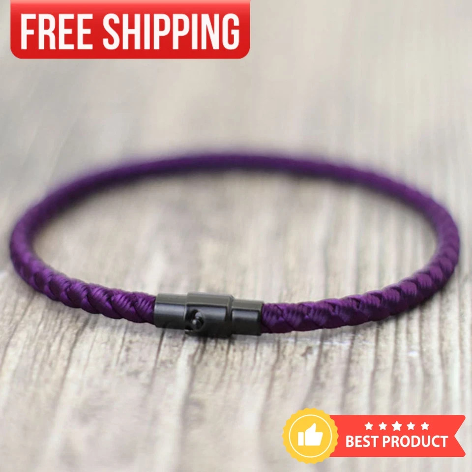 Braided Rope Bracelet Good Luck Fortune Couple Bracelet Cuff Bangle For Man Wome