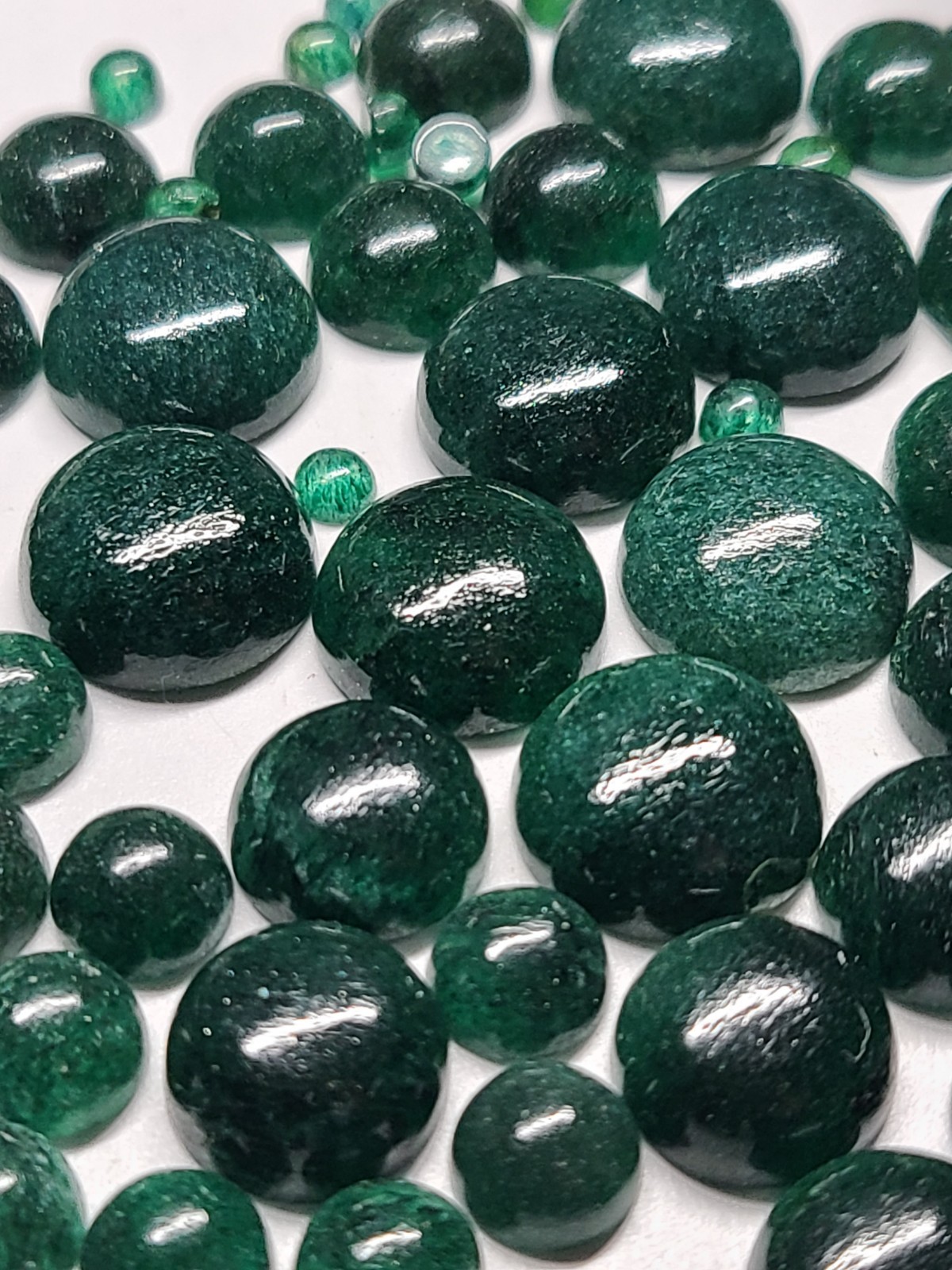 Aventurine 3mm, 4mm, 6mm, 8mm, 10mm, 12mm, 14mm Round Cabochon Loose Gemstone(s)