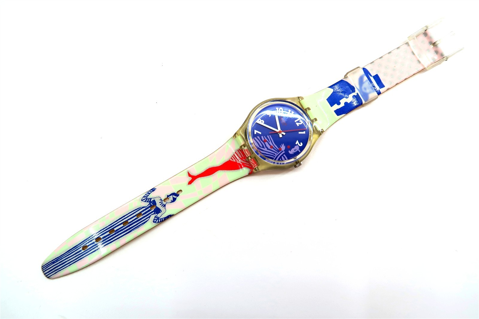 NEW Swatch Watch GRUAU GK147 with Case Vintage 1992 Gents New Battery Vintage