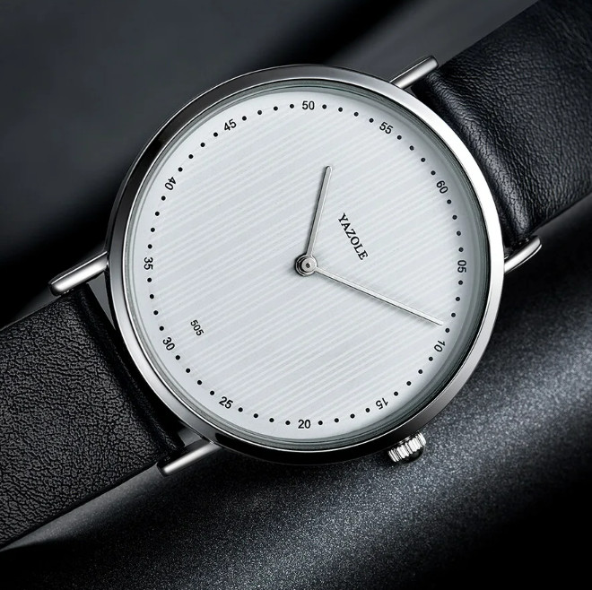 Ultra Thin Quartz Dress Watch men classic Fashion bauhaus minimalist waterproof