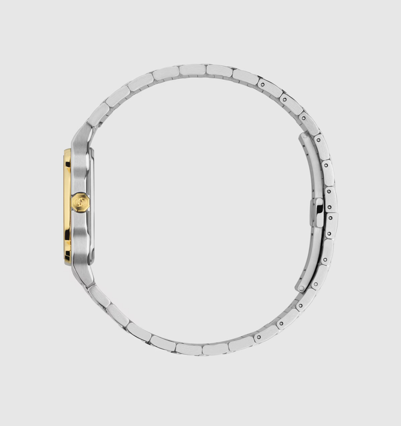 GUCCI G-Flat Quartz Stainless Steel 30MM Silver Dial Women’s Watch YA166506