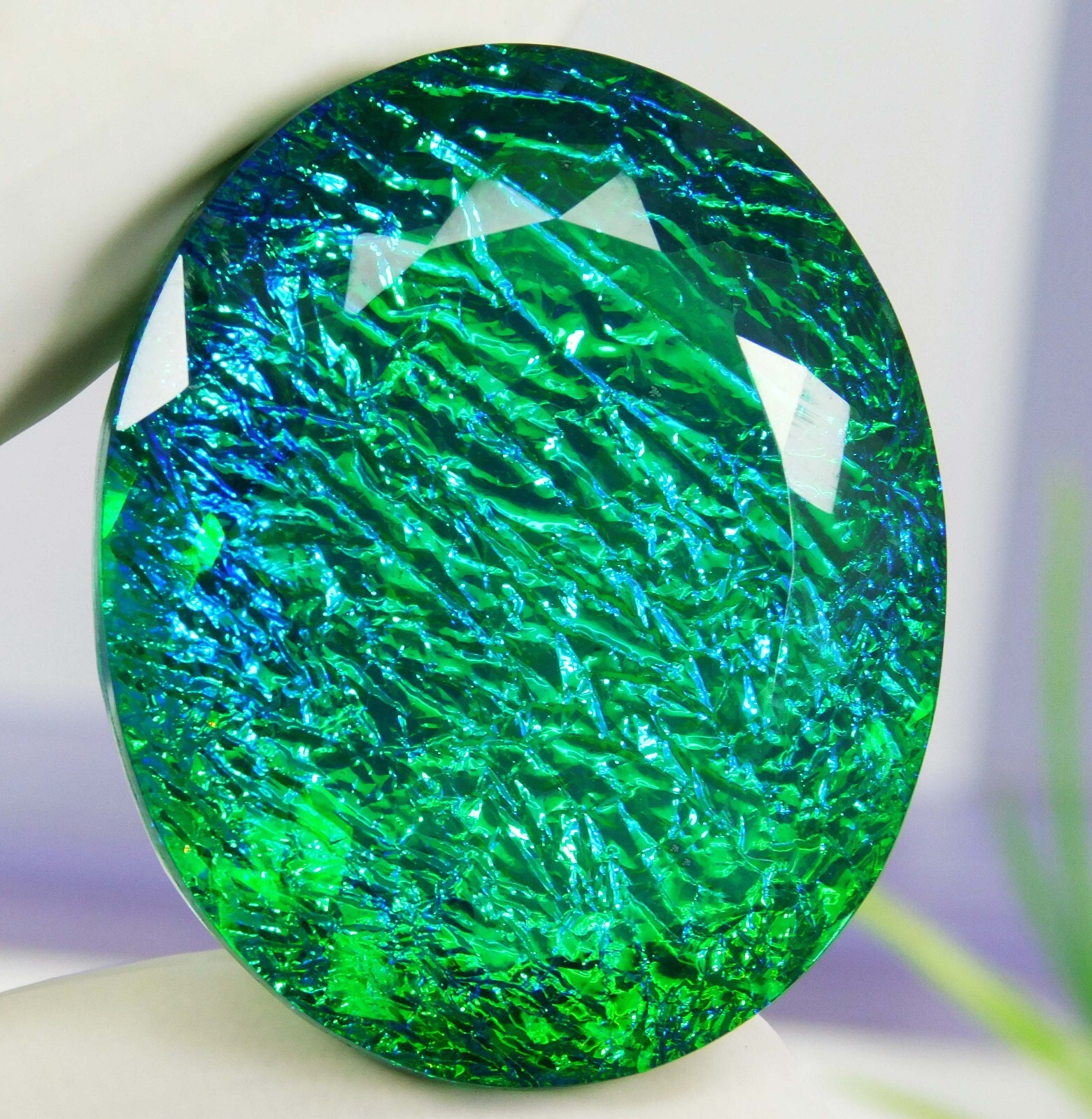 104.30 Ct Natural Monarch Fire Opal Doublet Oval Cut Loose Gemstone Certified