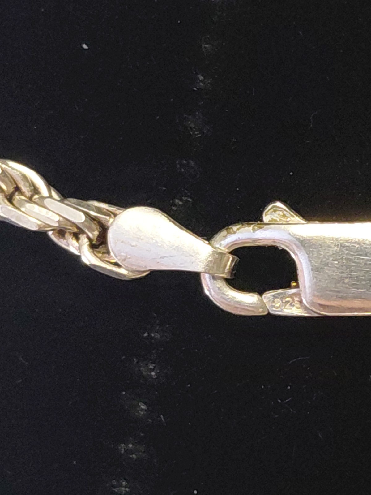 925 italy silver rope necklace chain Sterling 11.9 Grams 17 Inches
