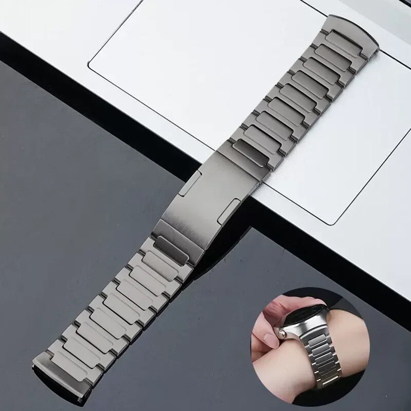 Titanium No Gaps Metal Bracelet Business Band Correa For Huawei Watch 4 Pro