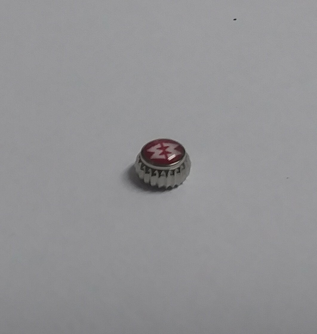 Michele Silver Color Watch Crown 4.5mm