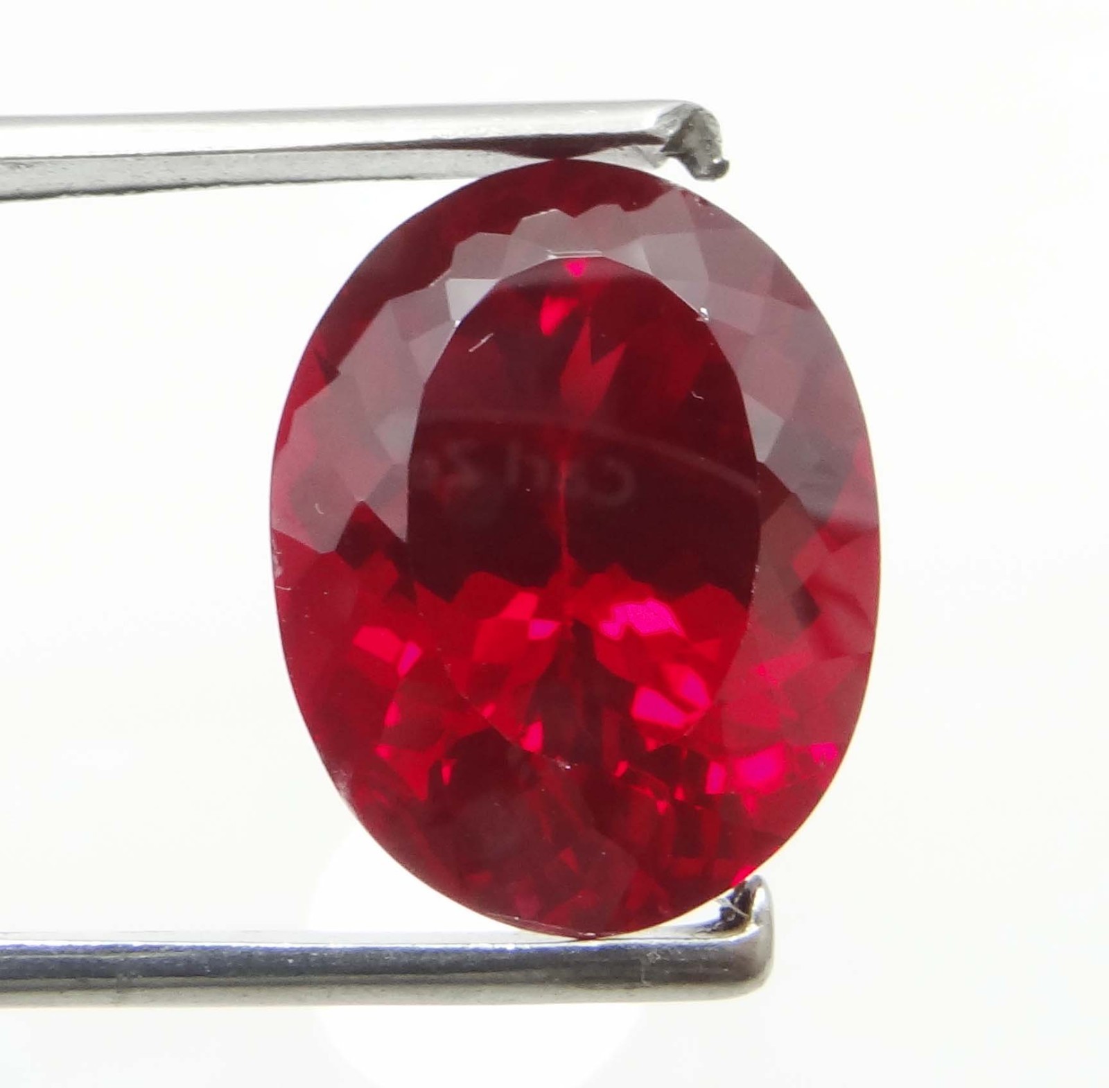 NATURAL 12.00 CTS PIGEON BLOOD RED RUBY oval GEMSTONE CERTIFIED