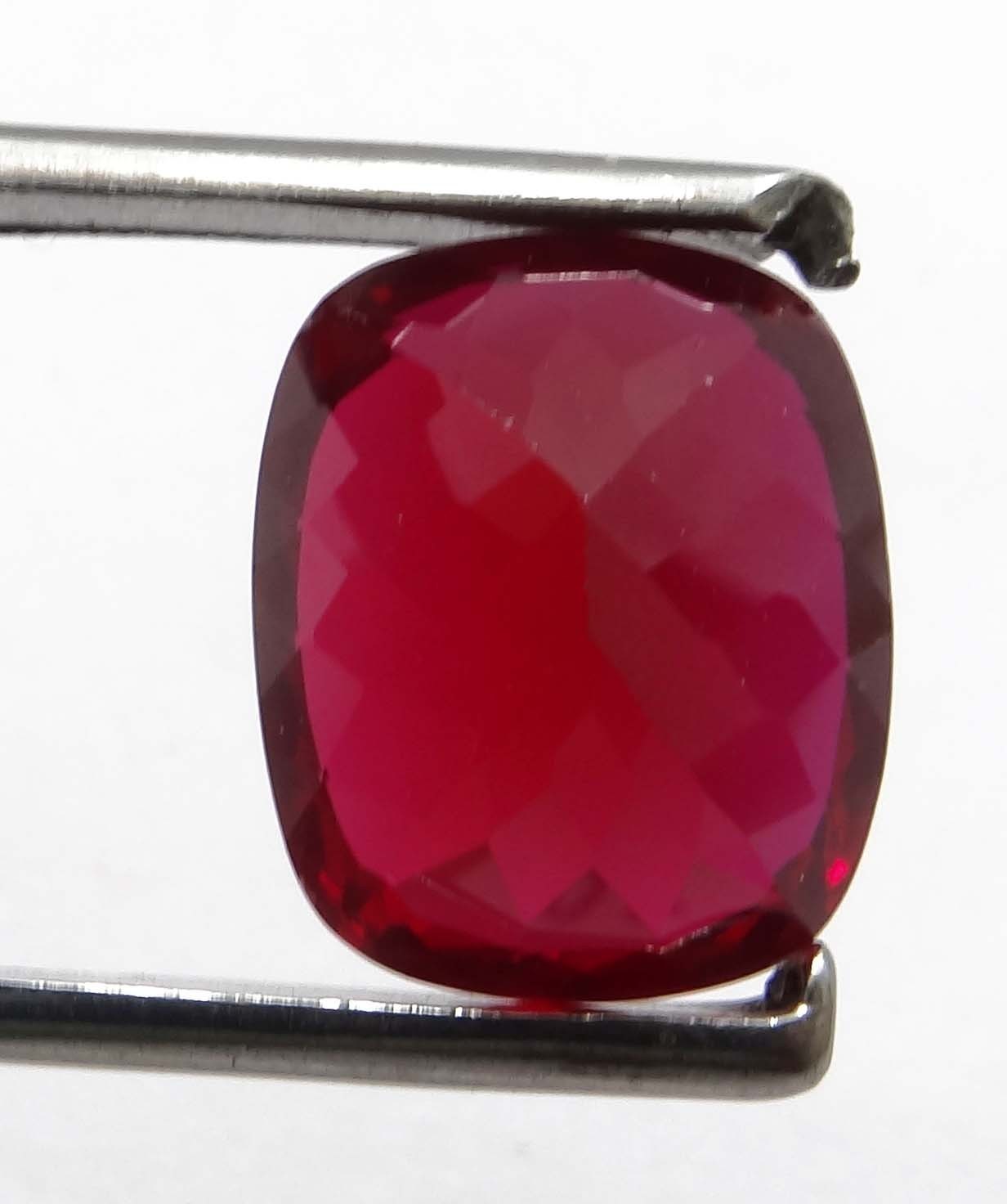 NATURAL 12.70 CTS PIGEON BLOOD RED RUBY coushion GEMSTONE CERTIFIED