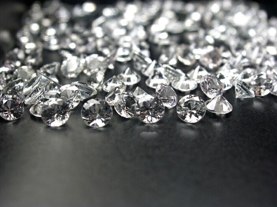 Lab Grown CVD Diamond 1MM E VS1 CLEARITY CVD DIAMOND 5 Pieces