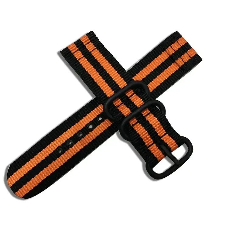 18mm 20mm 22mm Durable Military Woven Nylon Wrist Watch Band Quick Release Strap
