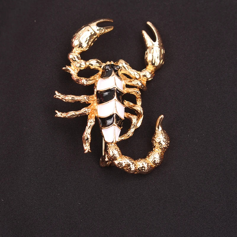 Women Men Unisex Scorpion Lover Brooch Fashion Animal Pins Badge Jewelry