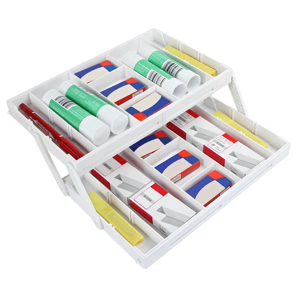 Jewelry Display Holder White Foldable Kitchen Storage Box for Jewelry and 2756