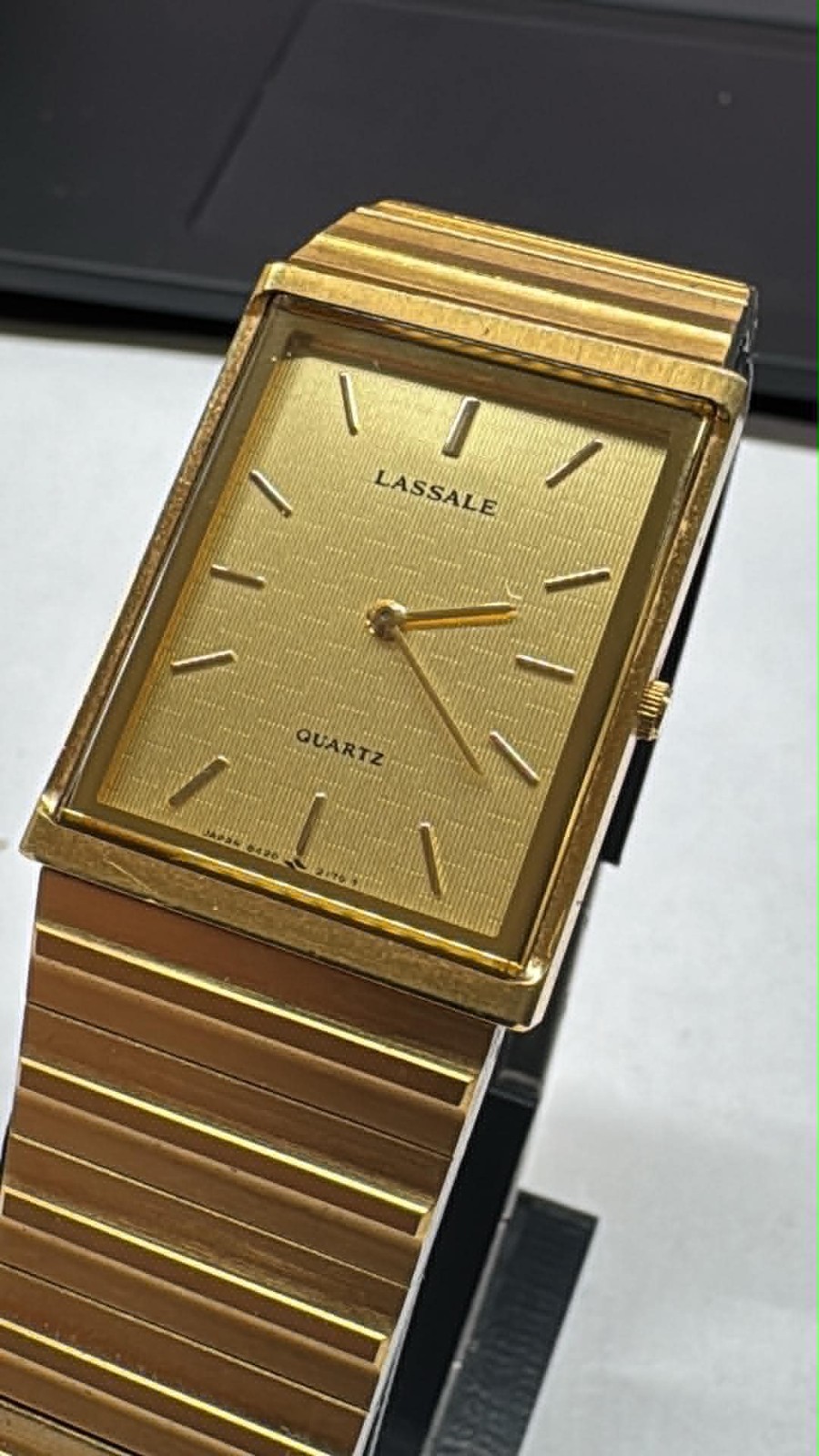 Vintage GT Seiko Lasalle Mens Watch, Ultra Thin, Model 8420-6709 (A20) RUNS