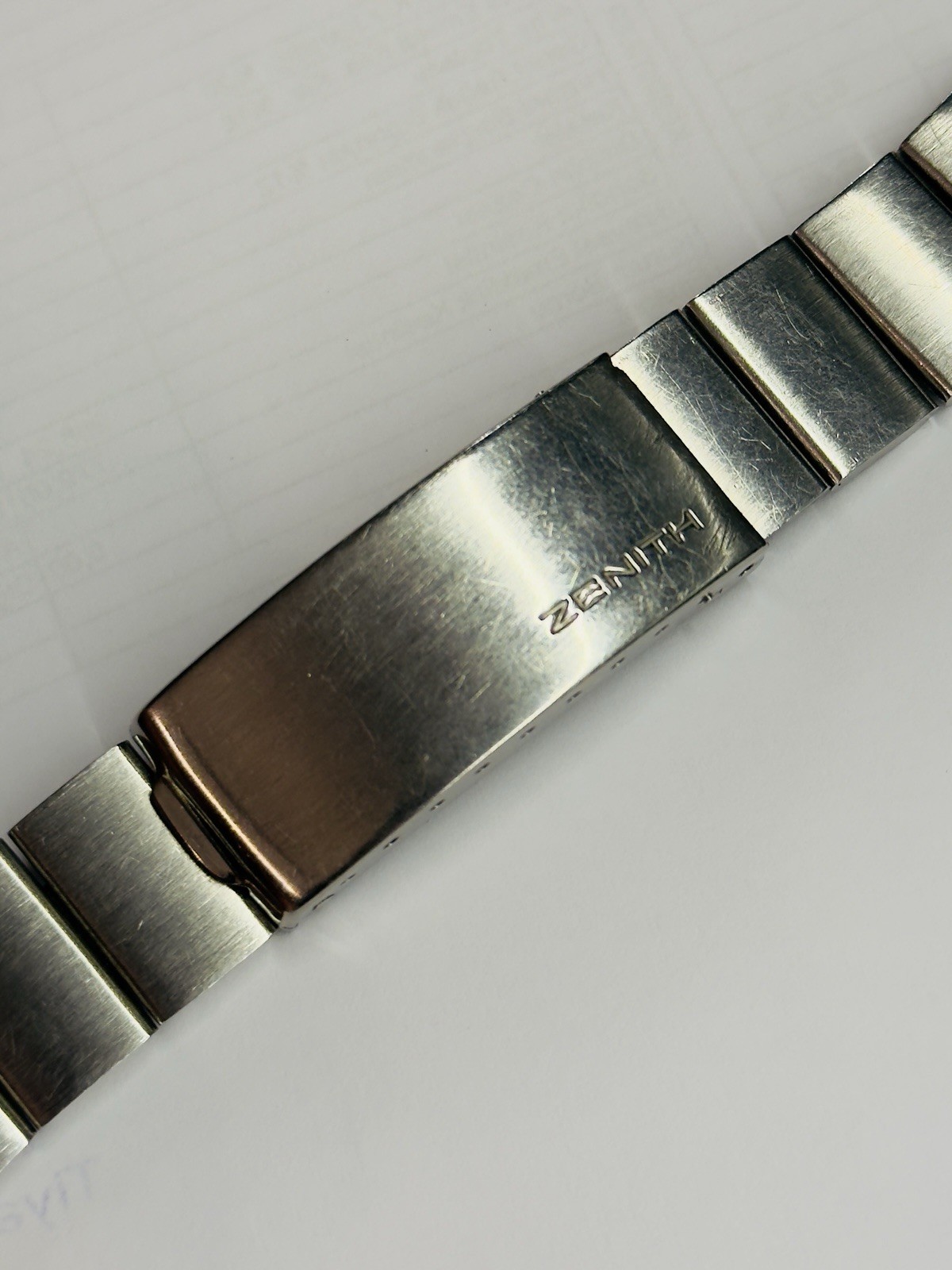 Zenith Stainless Steel Gay & Freres Bracelet 20MM In Very Good Condition 3/69