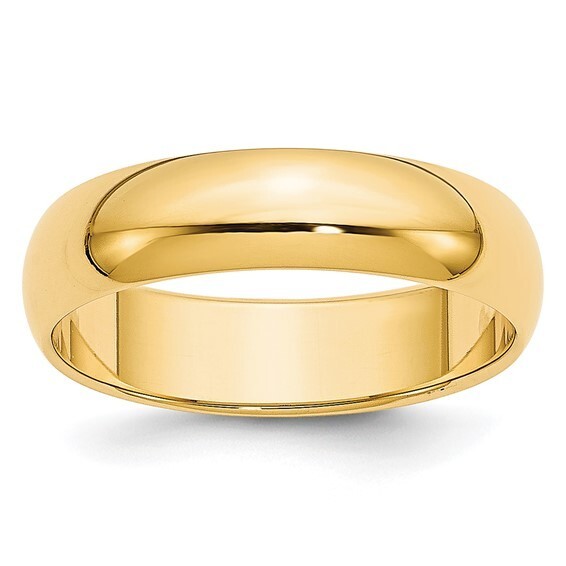 10K Solid Yellow Gold 2mm 3mm 4mm 5mm 6mm 8m Men’s Women’s Wedding Band Ring