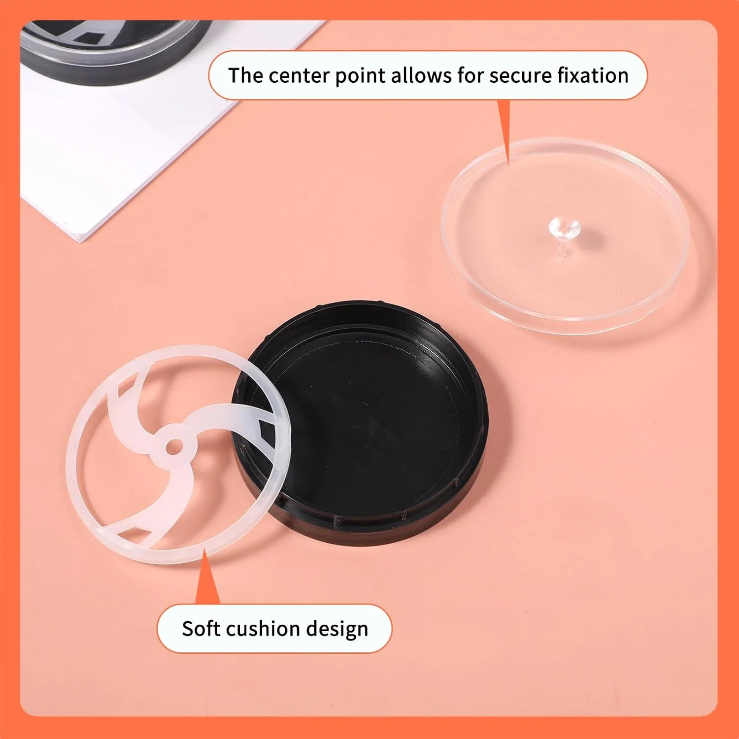 3 Pcs Watch Dial Holder Portable Movement Storage Box Dust-Proof Travel Tool
