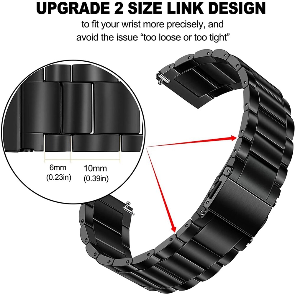 Titanium Alloy Metal 16mm 18mm 20mm 22mm Bracelet Quick Release Watch Band Strap