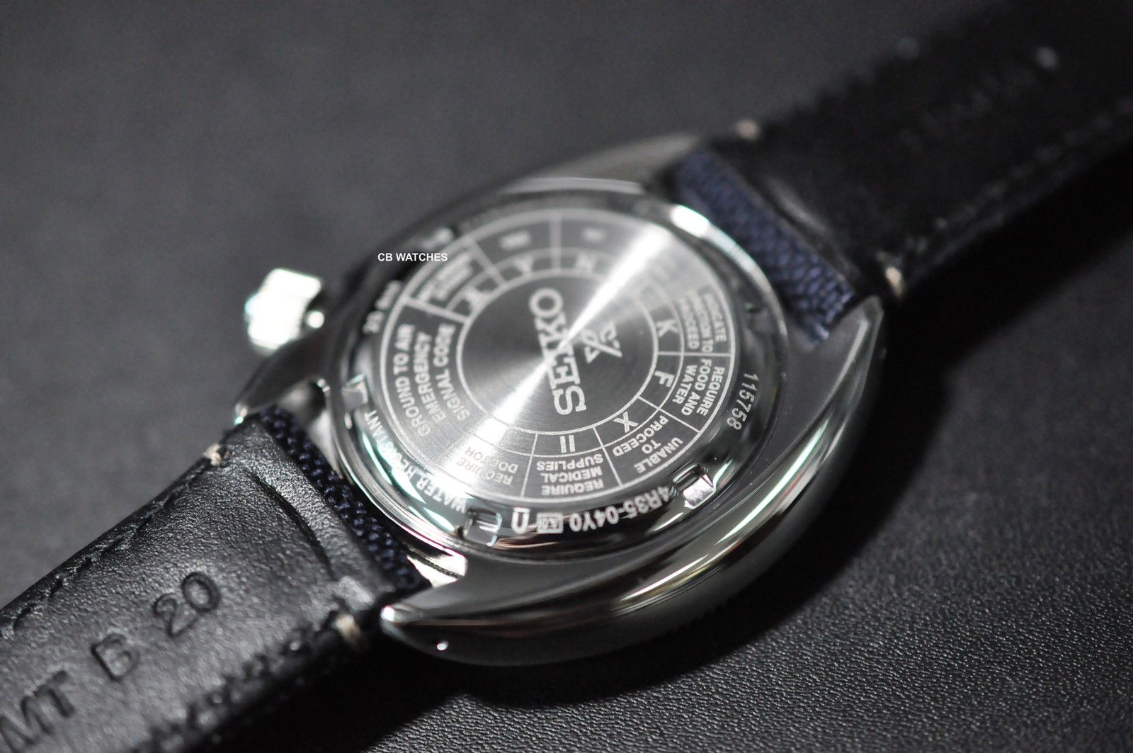 SEIKO PROSPEX SRPG15K1 SRPG15 “LAND TORTOISE” BLUE AUTOMATIC WATCH