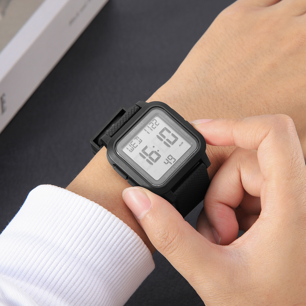 Men Waterproof Digital Sports Watch Military Tactical LED Backlight Wristwatch