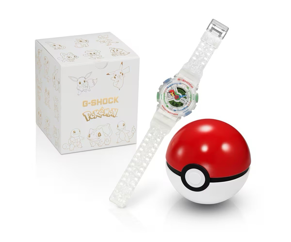 PSL CASIO Pokémon x G-SHOCK GA-110PKM-7ACR 30th Anniversary IN HAND
