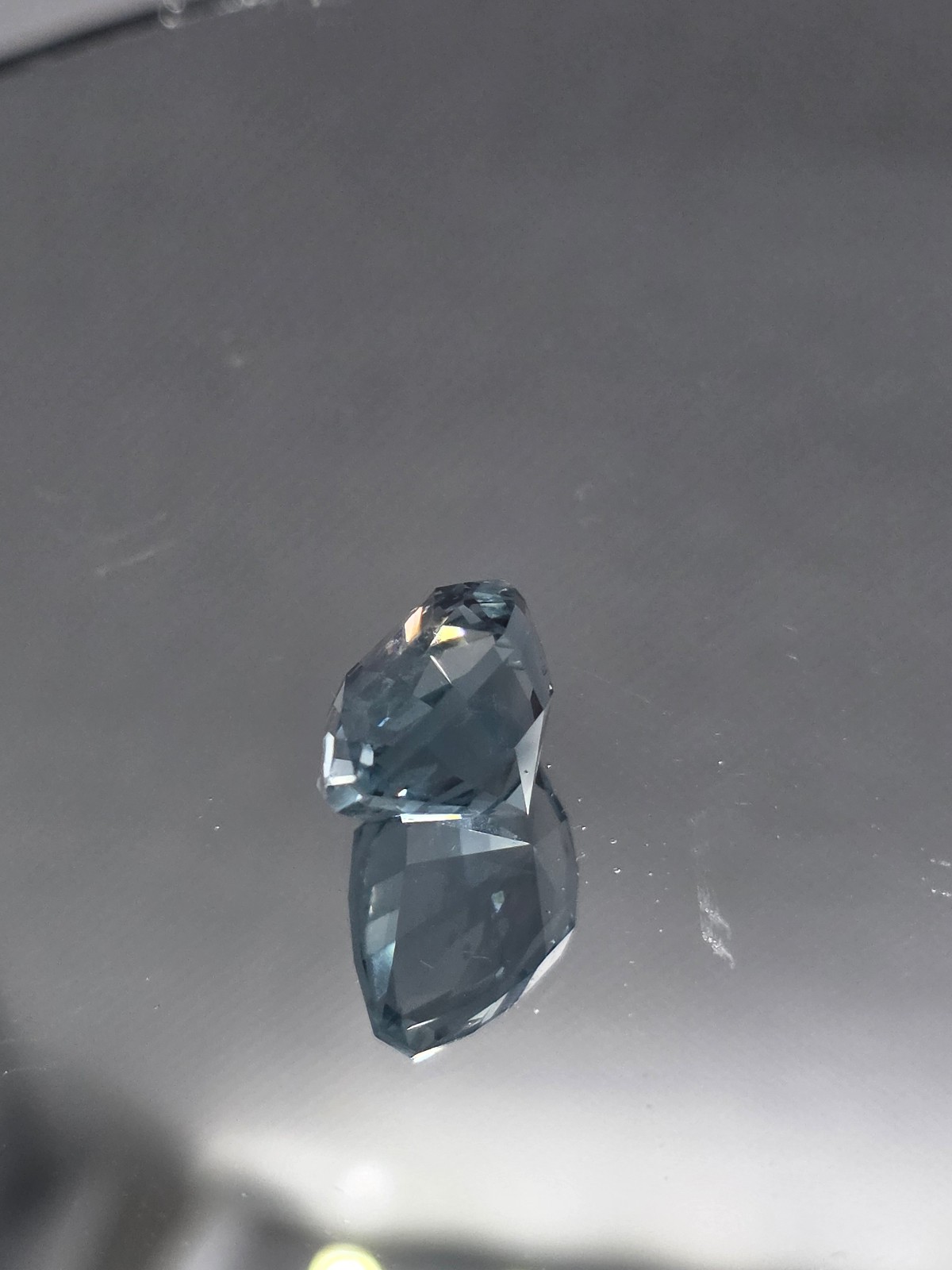 Blue Topaz 9.45 ct , Not a LAB Creation , Pendant is 92.5 sterling silver