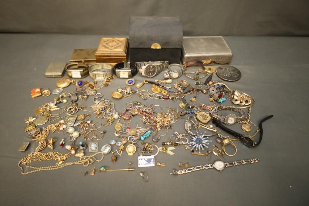 Jewelry 1 LB WEARABLE Bulk Lot Estate Vintage to Modern Costume-#FT5558