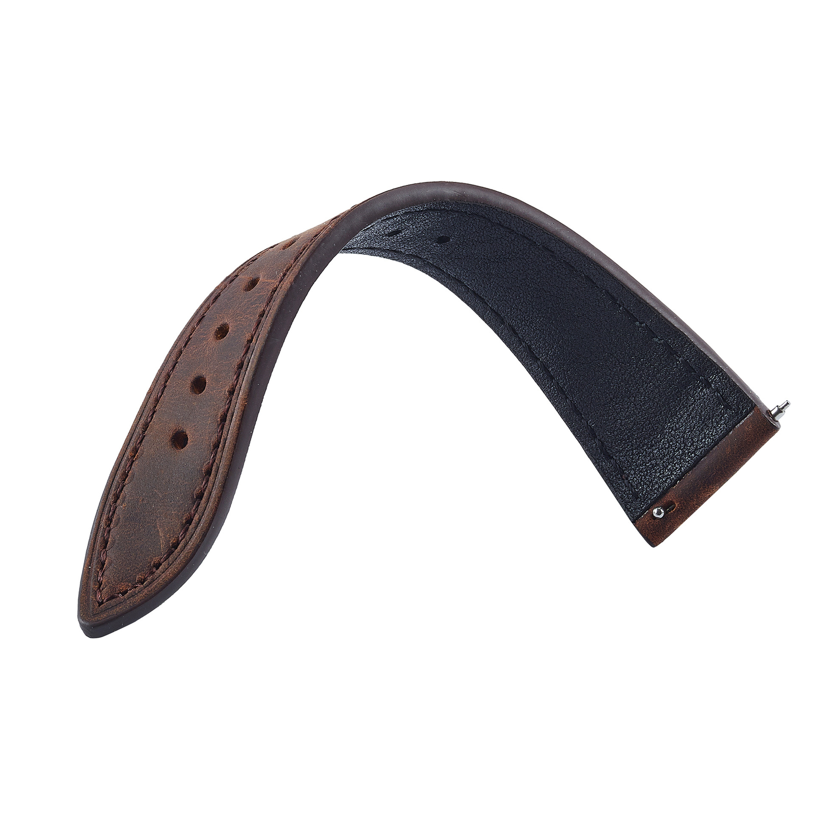 Crazy Horse Genuine Leather Watch Band Quick Release Frosted Straps Mens 18-24mm