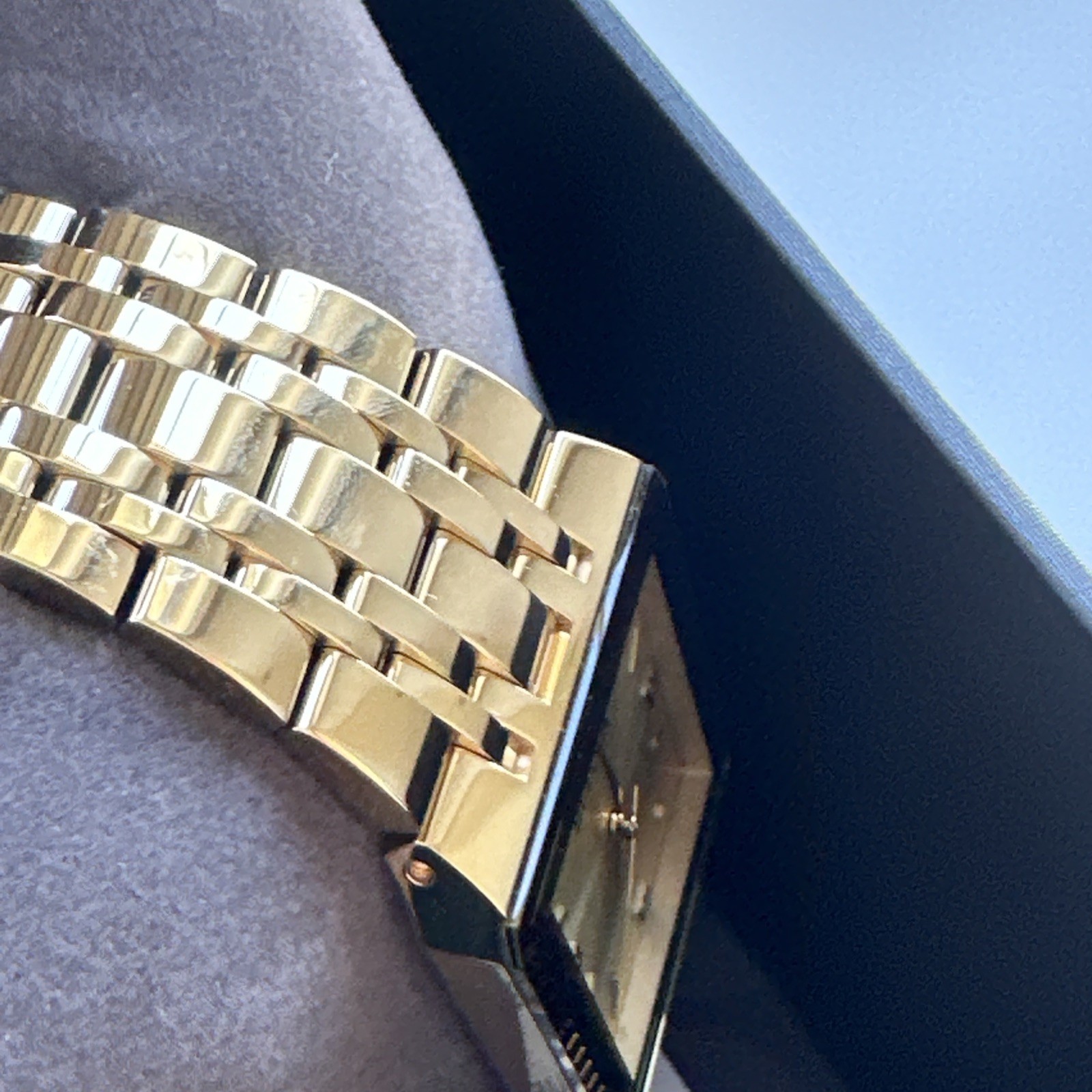 Bulova Quadra Quartz Diamond Champagne Dial Men’s Watch 97D120