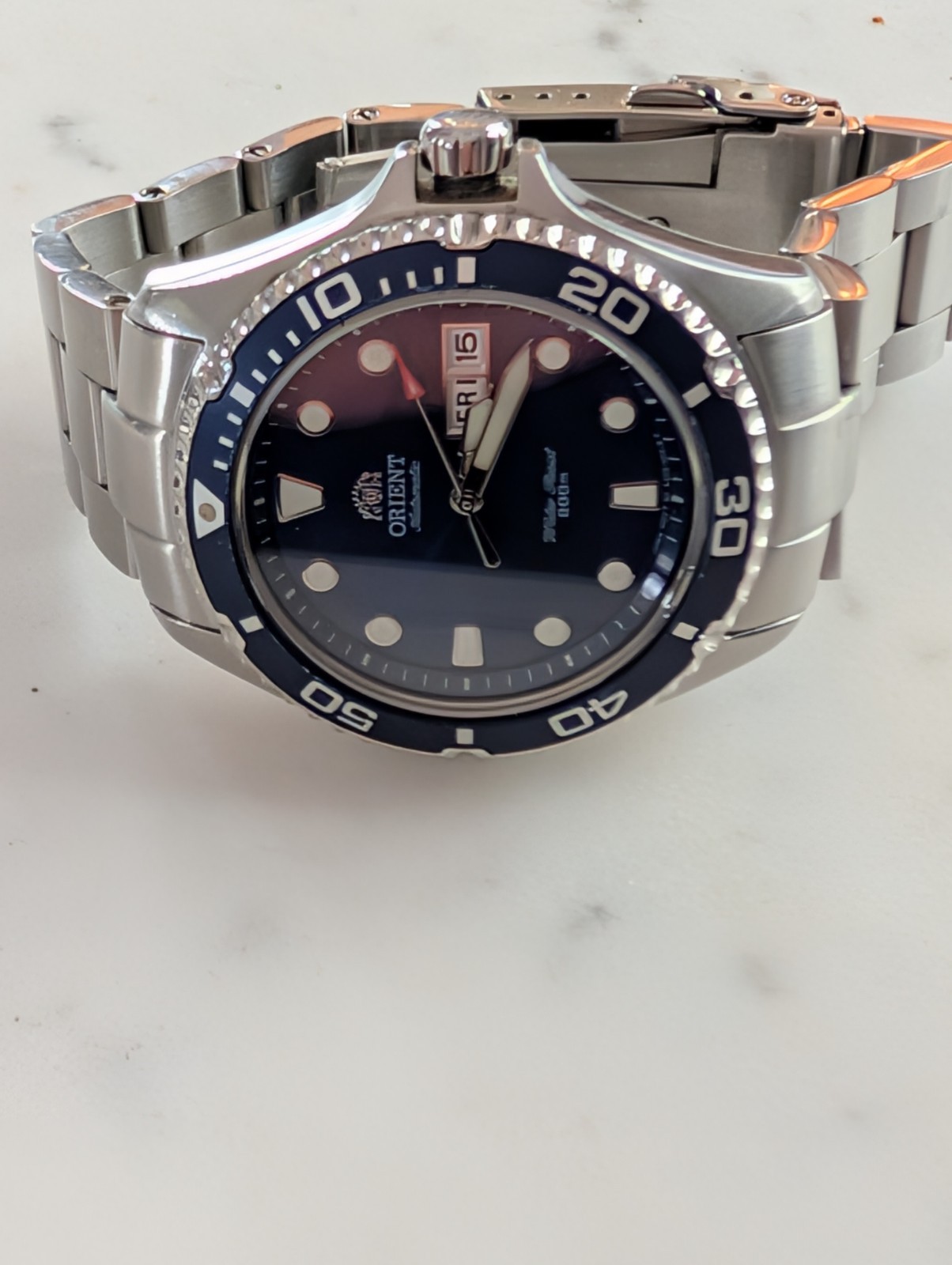 Orient Ray II Men’s Automatic Dive Watch Blue Dial