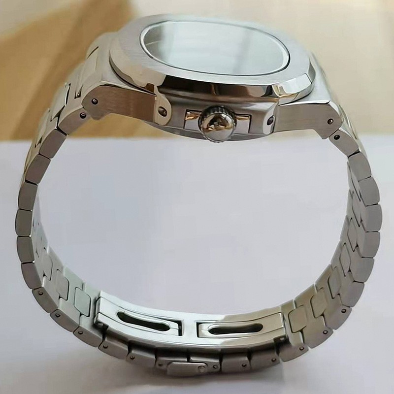 Watch Case Bracelet Dial Kit For NH35 NH36 Stainless Steel Square Case Parts Set