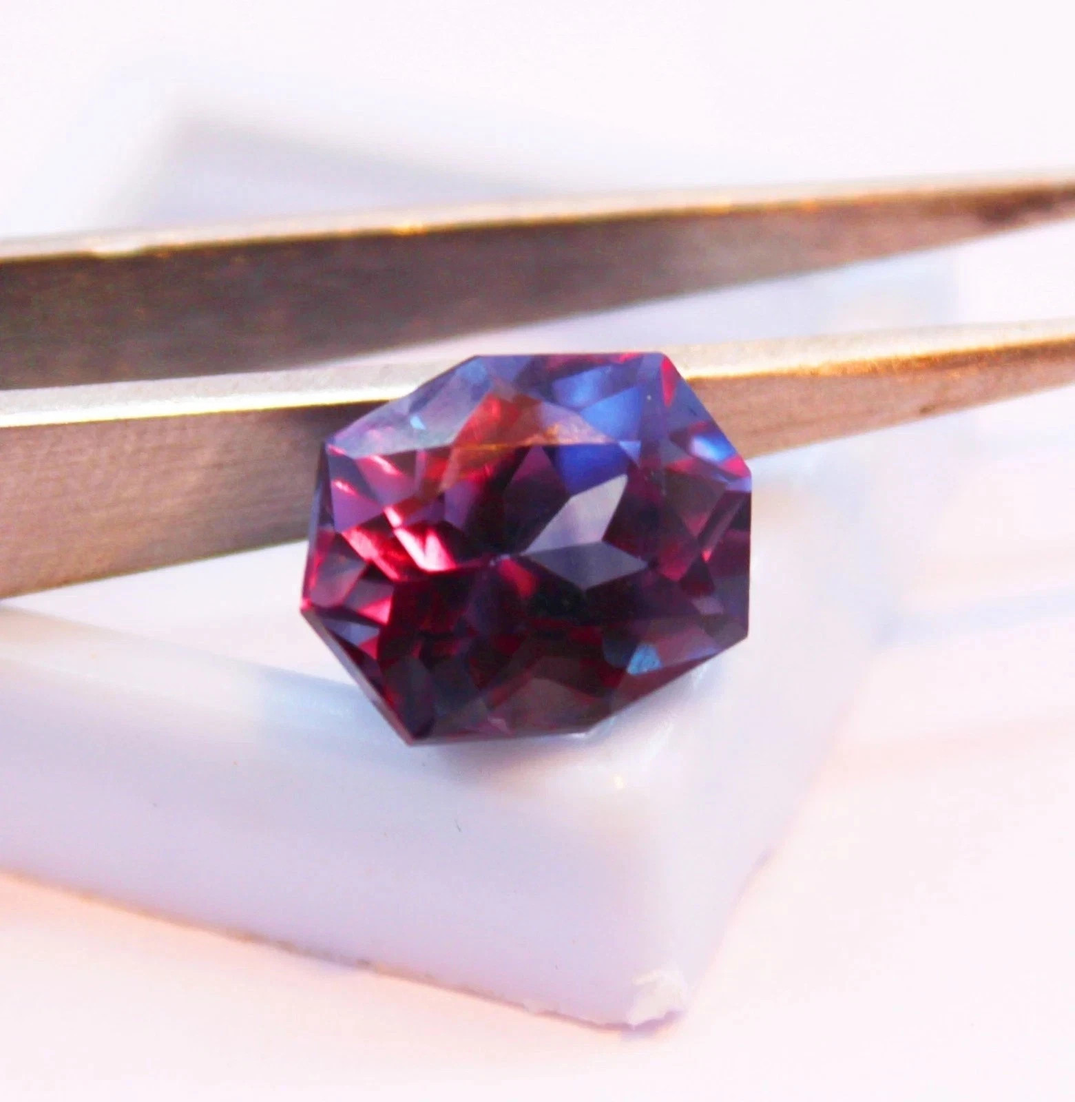10 Ct Natural AA+ CERTIFIED Alexandrite Color Change Fancy Cut Loose Gemstone