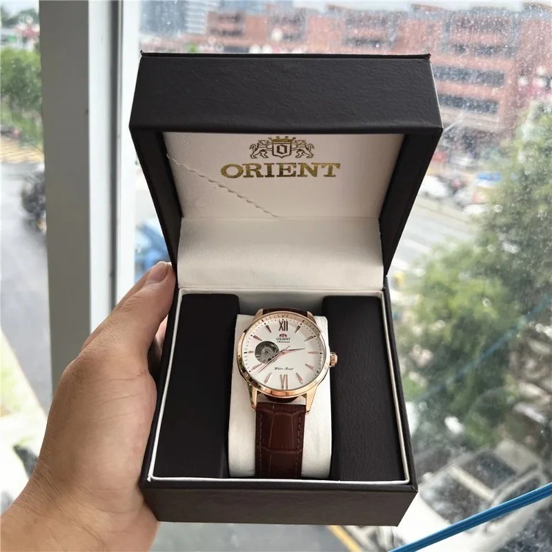 Orient Watch Bambino Classic Men Luxury Gift Automatic Mechanical Leather Strap