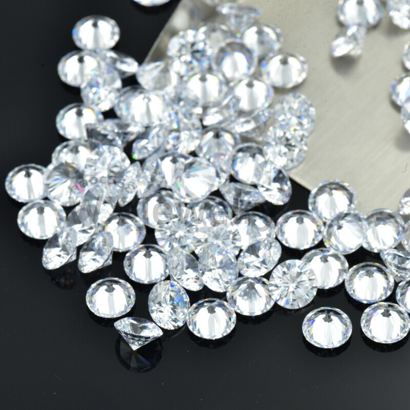 0.8~3.0mm Small size Loose Moissanite Round White D Color VVS1 Bright Gemstone