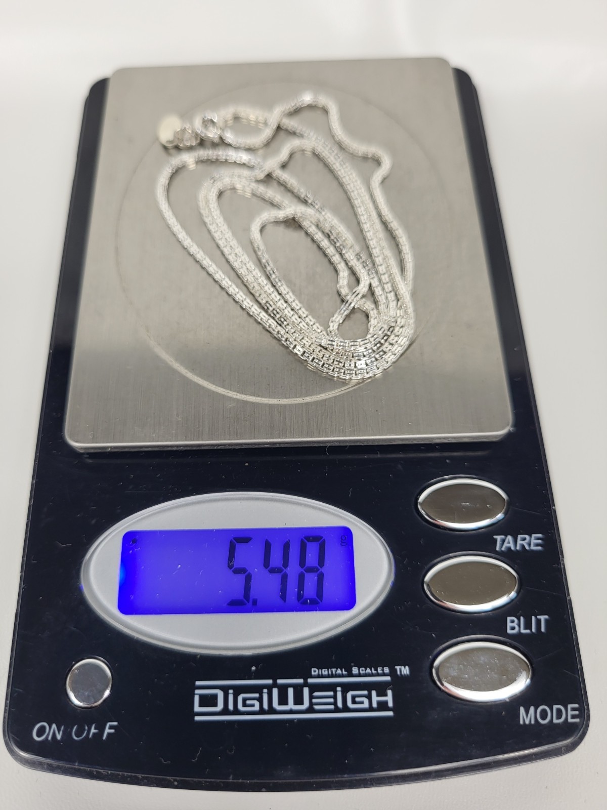 Nicky Butler 24″ Box Chain Necklace New .925 Sterling Silver 5 gr