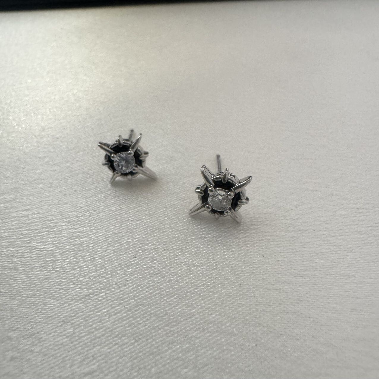 CZ Star Stud Earrings for Men Women Streetwear Hip Hop Unisex Style