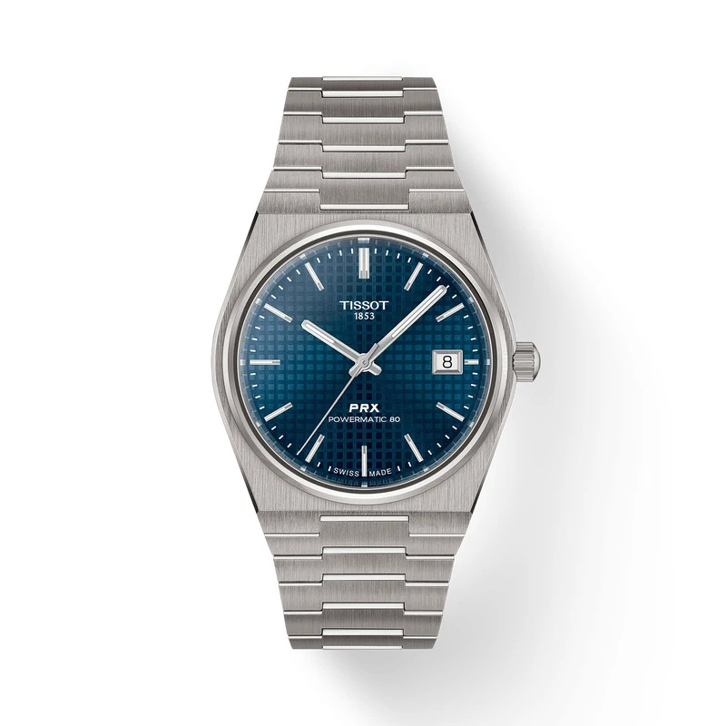 New Tissot PRX Titanium 38mm Blue Dial Men’s Watch T137.807.44.041.00