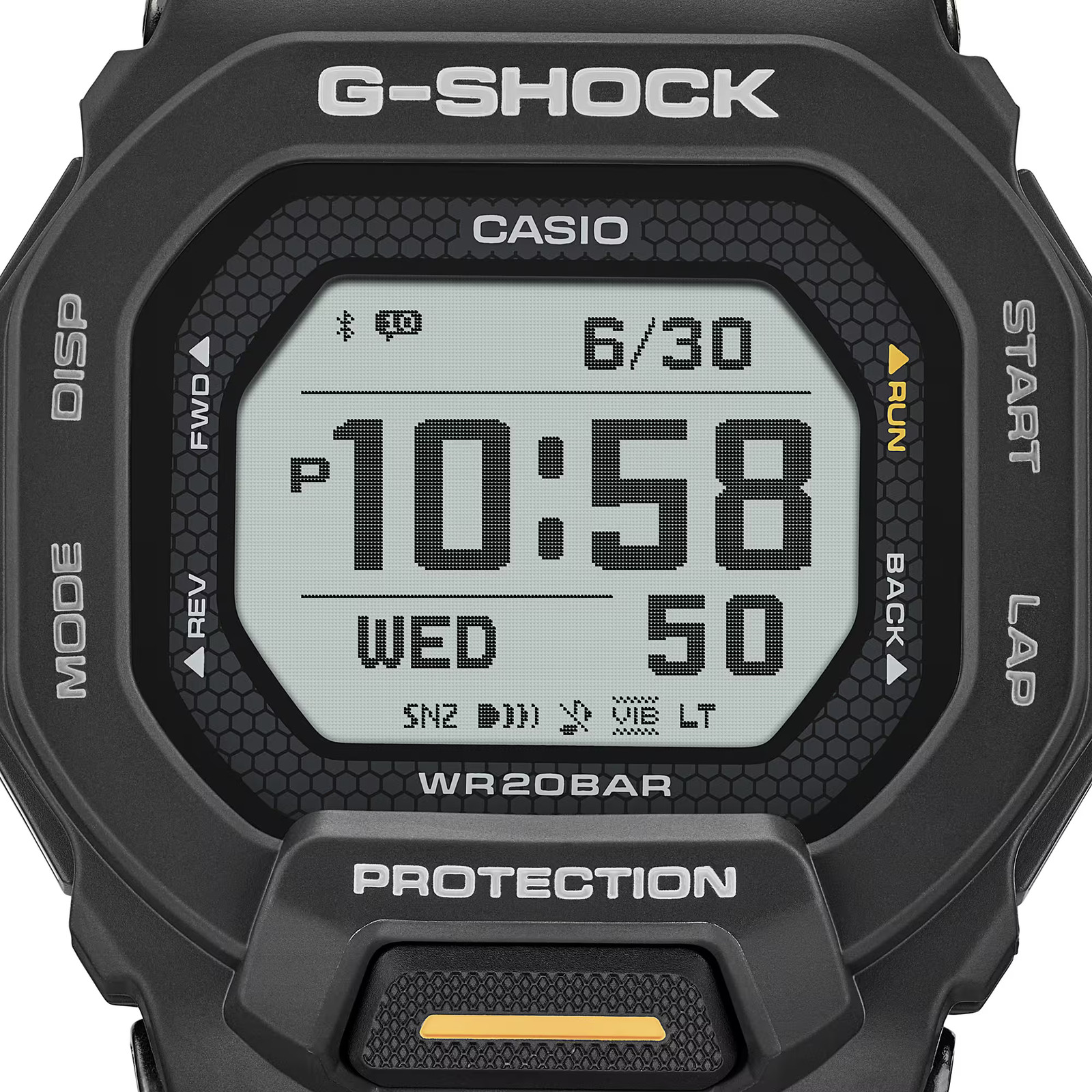 CASIO G-SHOCK GBD200-1A1 GBD-200-1A1 BLUETOOTH BLACK DIGITAL WATCH GBD-200 SERIE