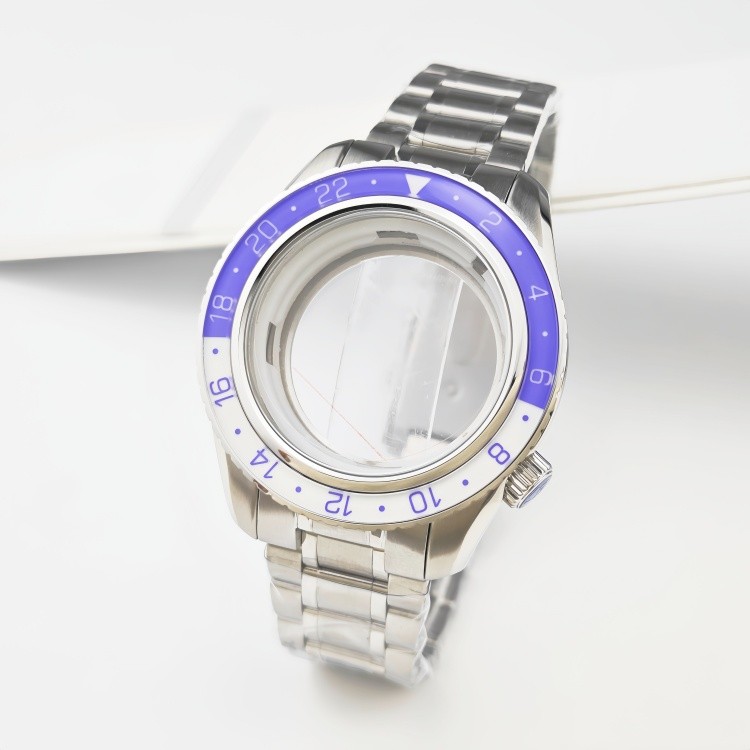 NH35 case 44mm sapphire glass for NH34/NH35/NH36 movement watch accessories